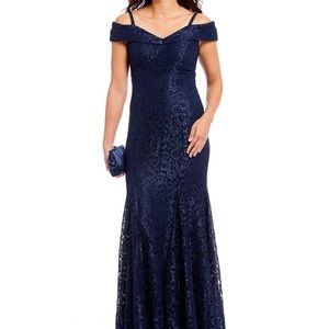 Navy Blue Formal Gown